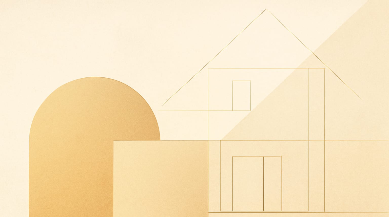 Image of the exterior of a custom built new construction home