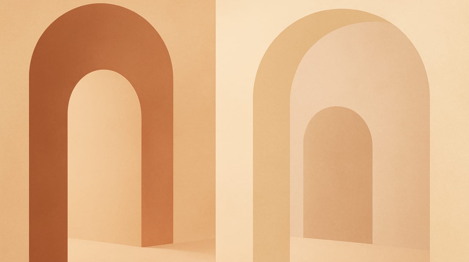 Macro image of a color gradient.